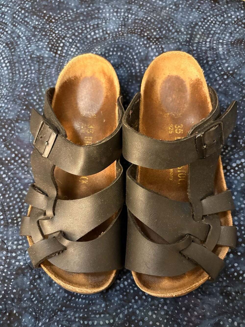Birkenstock Pisa Birko-Flor Sandals Black